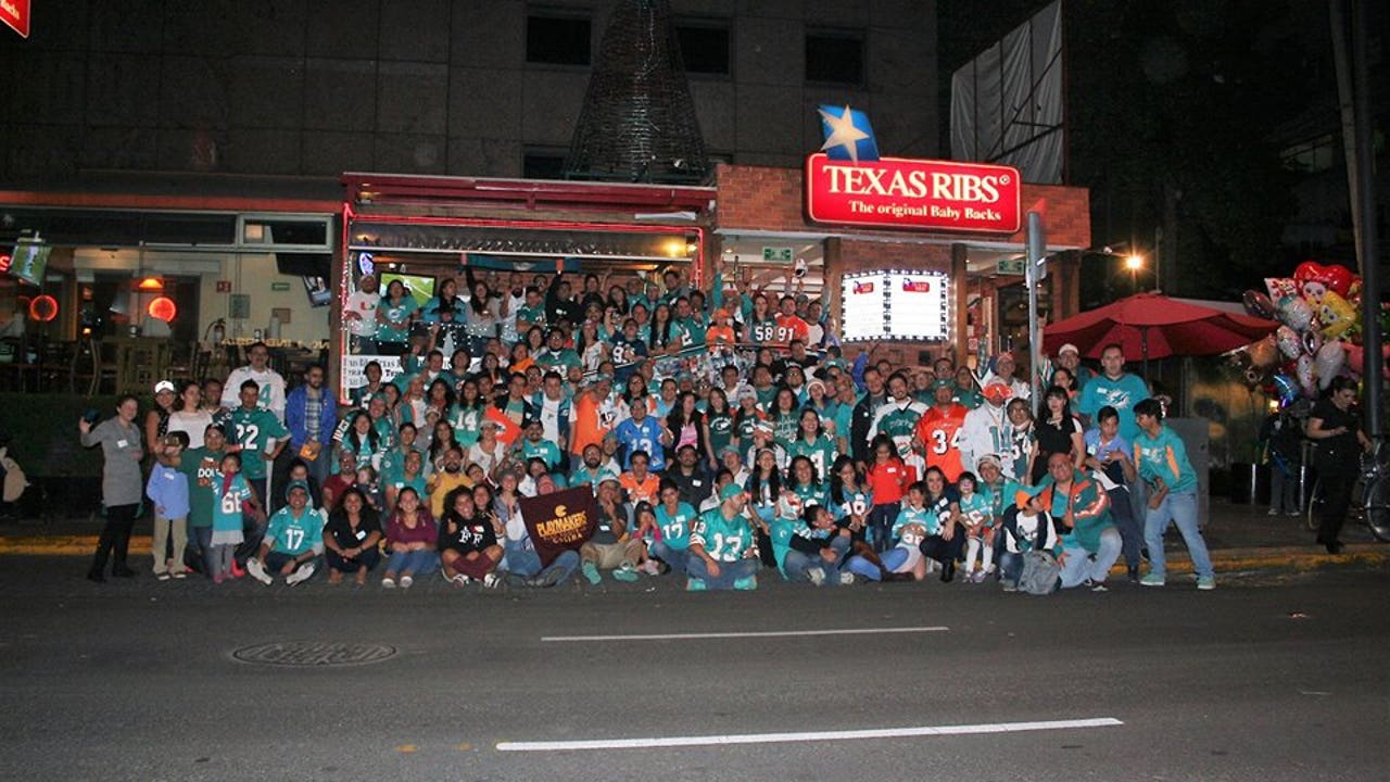 Miami Dolphins Mexico fan group growing